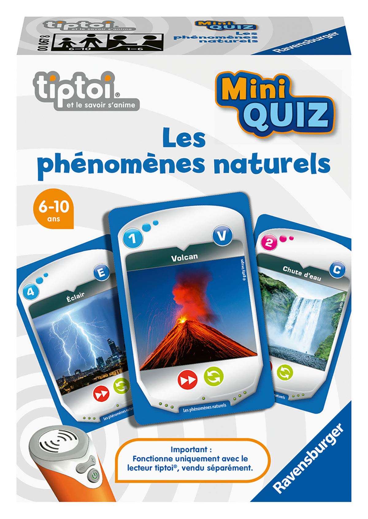 Ravensburger - tiptoi® – Interactive game – Natural phenomena – For ages 6 and up – 00 067