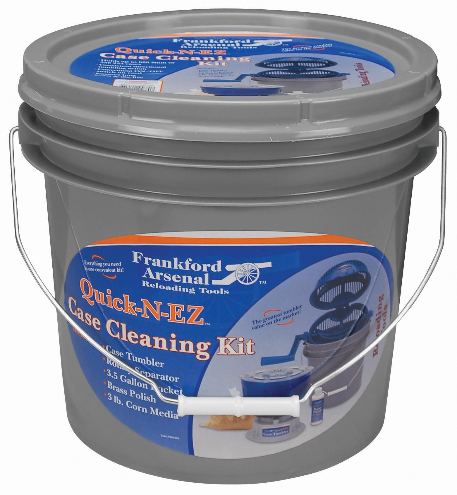 Frankford Arsenal QuickNEZ 110V Case Tumbler Kit for Cleaning and