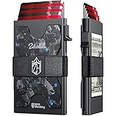 Zitahli Card Holder Wallets for Men - Slim Wallet Holds 6+6 Cards, Metal Card Holder, Minimalist RFID Blocking Wallets with Pop-Up Function, Ultra-Thin, Men's Accessories, Gifts for Him