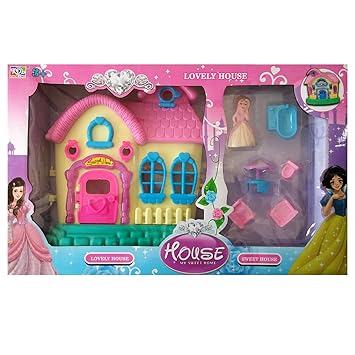 Ruchiez Funny House Play Set - Doll House Set