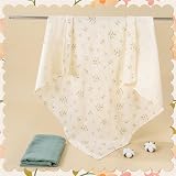 GSrenyu 2 Pcs Large Muslin Blanket 100x100 cm Baby Cloths Cotton view 6