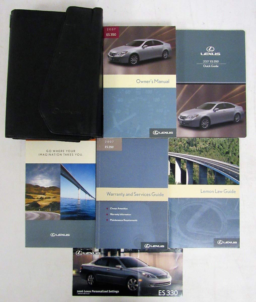 2007 Lexus ES 350 Owners Manual book Paperback – 2006