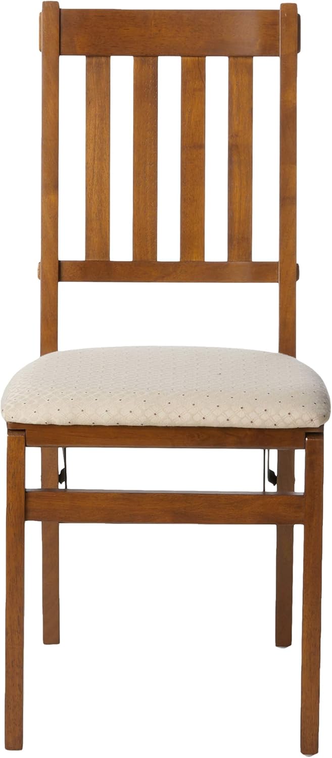 Stakmore Arts and Craft Folding Chair Finish, Set of 2, Cherry: Furniture & Decor