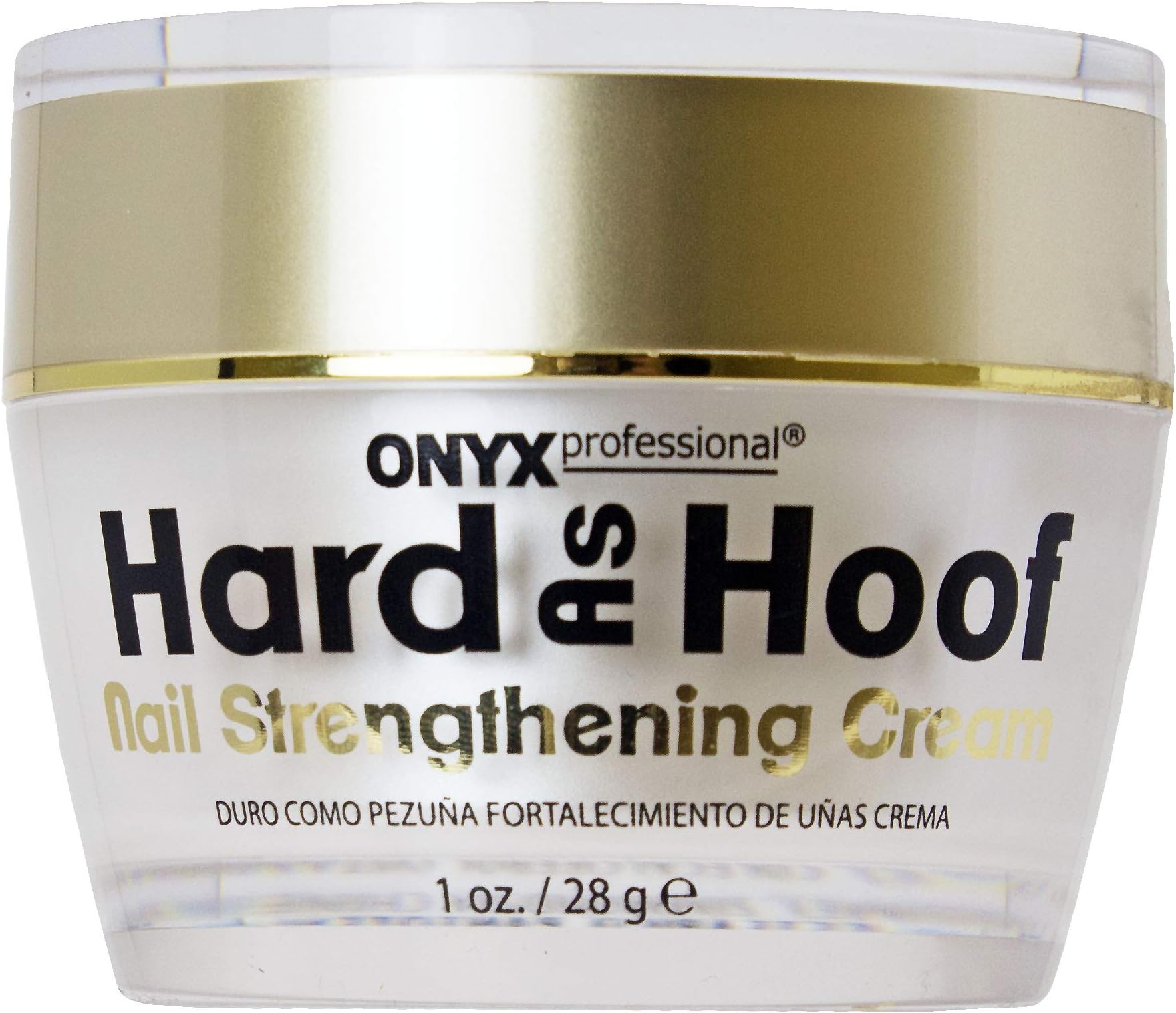 Hard As Hoof Nail Strengthening Cream with Coconut Scent Nail Strengthener, Nail Growth & Conditioning Cuticle Cream Stops Splits, Chips, Cracks & Strengthens Nails, 1 oz