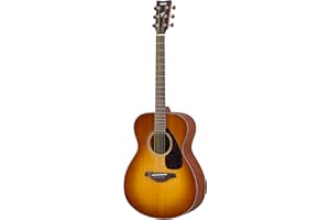 Yamaha FS800J SDB Compact Body (Concert Style) Solid Top Acoustic Guitar [Sand Burst]