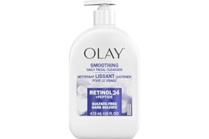 Olay Retinol 24 + Peptide Face Wash, Smoothing, Sulfate-Free, 473 mL