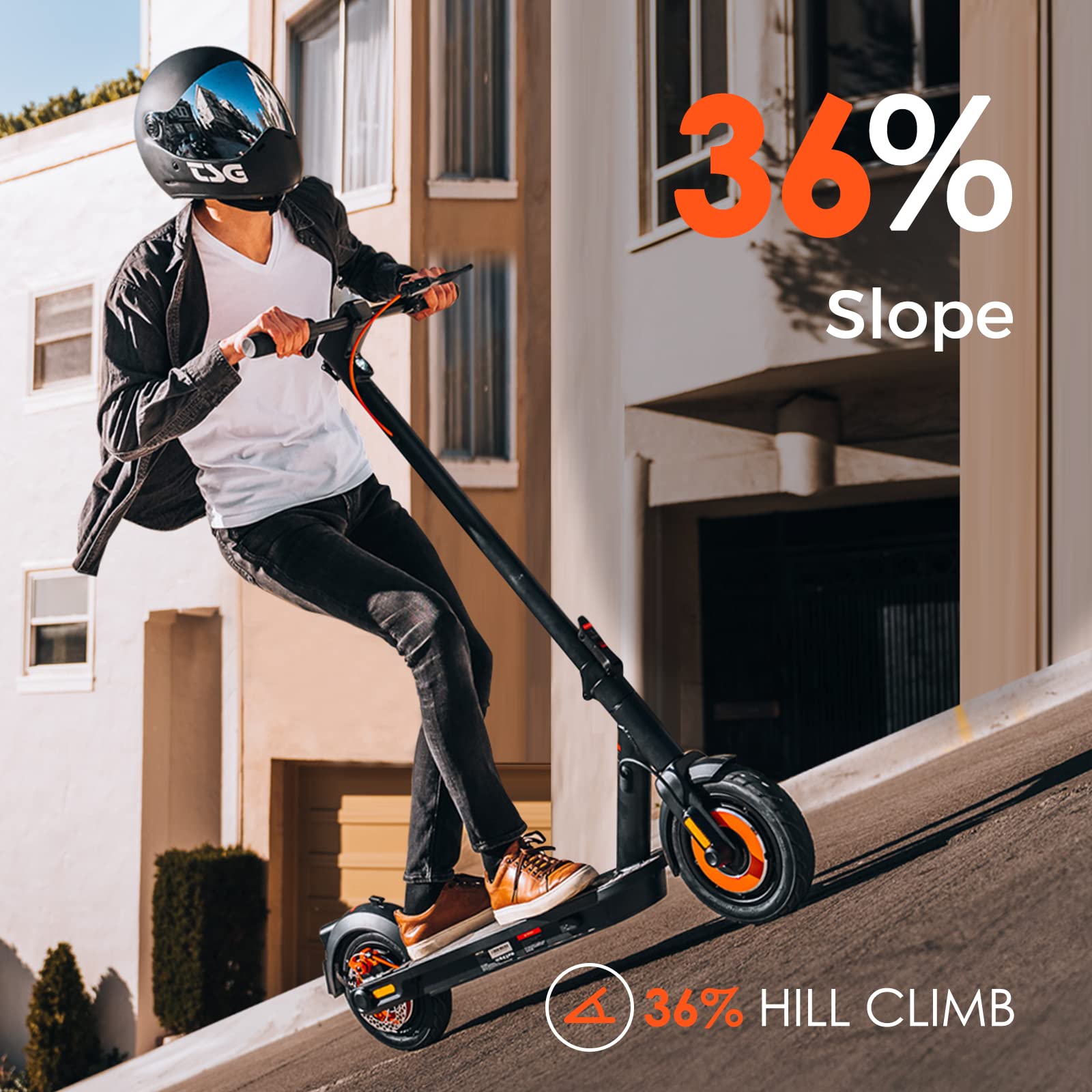 Inmotion Climber 750W Dual Motor Electric Scooter - 36% Hill Climb, 23.7mph Speed, 35 Mile Range, 10