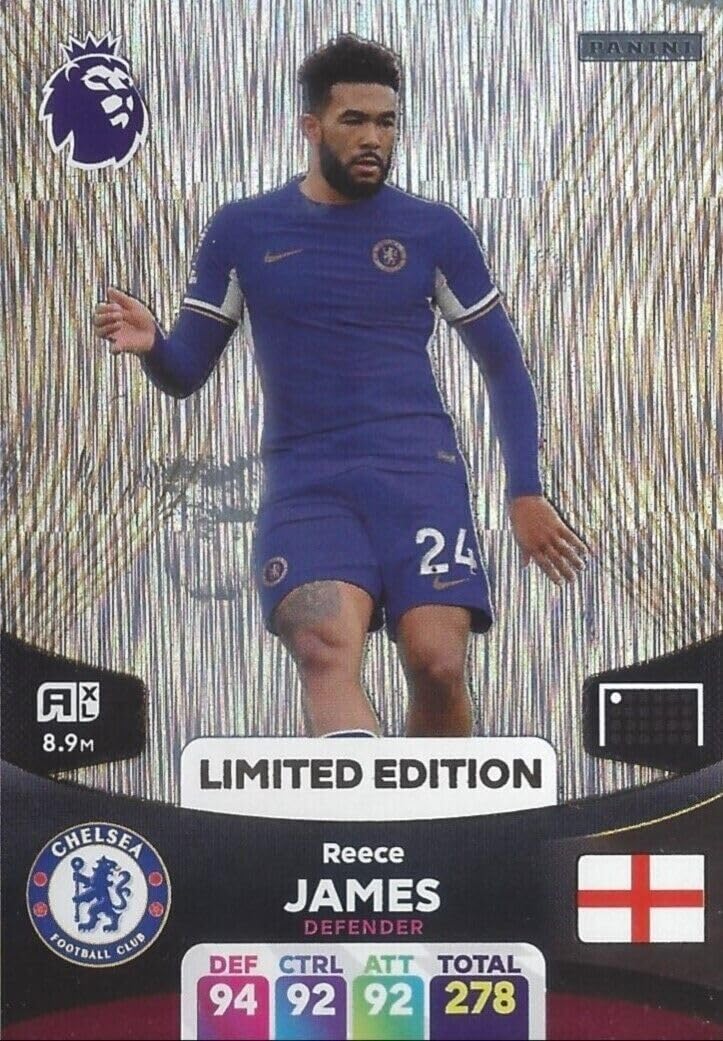 Panini Premier League 2023 2024 Reece James Limited Edition Trading Card