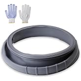 KeleHD DC97-16596A Washer Door Boot Seal Gasket for Samsung Washer | WF361BVBEWR/WF363BTBEUF/WF241ANW/WF36J4000AW/WF365BTBGWR/WF231ANW, for Kenmore 40249032012, OE#PS4221714, 2754513, AP5324179