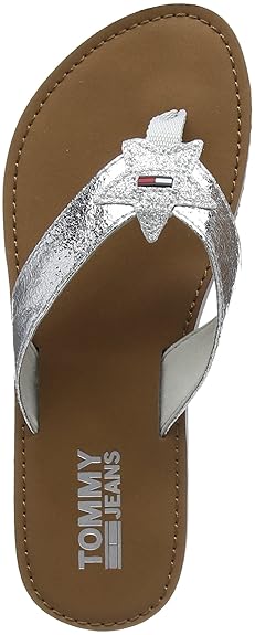 Hilfiger Denim Damen Glitter Beach Sandal Zehentrenner