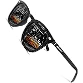 ROCKNIGHT Polarized Driving Sunglasses UV400 Protection Lightweight Al-Mg Metal Frame Outdoor Casual