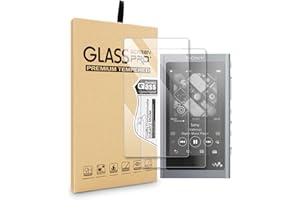 BESTFORYOU 2pcs for Sony A55 Tempered Glass, 9H Ultra Clear Protective Tempered Glass Film Screen Protector for Sony Walkman NW-A50 NW-A55HN A56HN A57HN A50 A55 A56 A57 (Pack of 2)