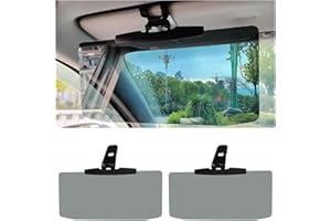 Sun Visor for Car, Adjustable Anti-Glare Car Sun Visor Extender, Protects from Sun Glare, Snow Blindness, and UV Rays for Saf