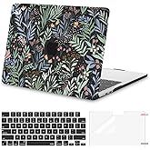 MOSISO Compatible with MacBook Air 13 inch Case 2026 2025 2024-2022 M4 A3240 M3 A3113 M2 A2681, Plastic Hard Shell&Keyboard Cover&Screen Protector for MacBook Air 13.6 inch Case, Flowering Shrub