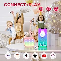 YLL Mini Karaoke Machine for Kids Adults, Portable