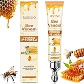 Bee Venom Firming Eye Cream, Anti Aging Under Eye Cream for Reduce Eye Puffiness,Dark Circle, Hydrates & Smooths Fine Lines (Honey)