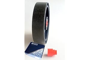 BALTIC ABRASIVE TECHNOLOGIES 6" Grit:280 Soft Lapidary Diamond Wheel for Cabbing Grinding Sanding Polishing Operations. Plastic Body with Foam Padding. Perfect to Work with Stones, Gemstones, Glass.