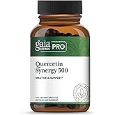 GAIA HERBS PRO Quercetin Synergy 500 - Immune System Support Supplement* - Cell Health Supplement* with Quercetin, Bromelain & Turmeric - 100 Capsules (100 Servings)