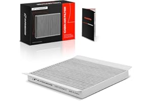 A-Premium Cabin Air Filter with Activated Carbon Compatible with Hyundai, Kia Models - Accent, Elantra, Elantra Coupe, Elantr