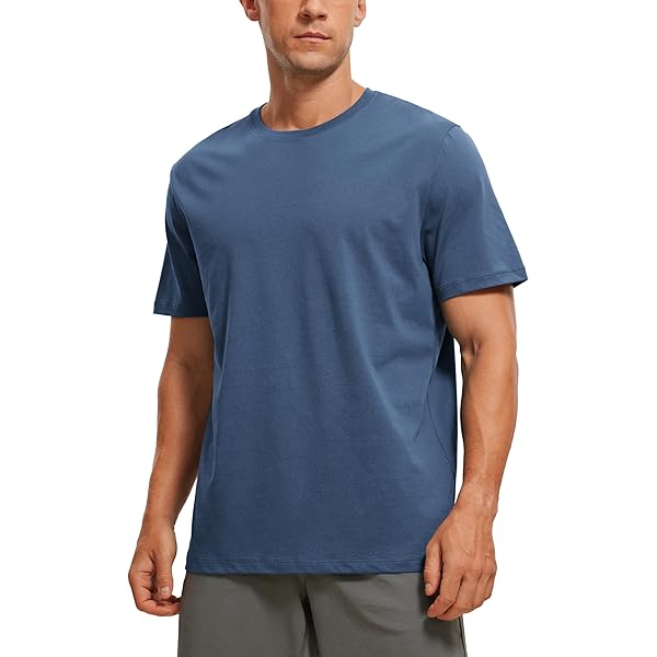 Amazon.com: A4 Men's Cooling Performance T-Shirt-Light Blue