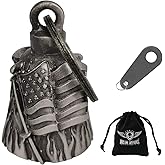 Dream Apparel Motorcycle Ride Bell For Bikers, Heavy Spirit Bells Accessory And Key Chain For Luck