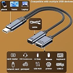 URANT USB C to USB OTG Cable and Charger