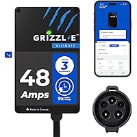 Grizzl-E 48A Ultimate Level 2 Fast 48A Electric Vehicle (EV) Charger, UL Tested and Certified, Metal Case, Indoor/Outdoor Ele