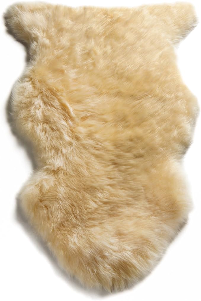 WaySoft Genuine New Zealand Sheepskin Rug, Luxuxry Fur Rug