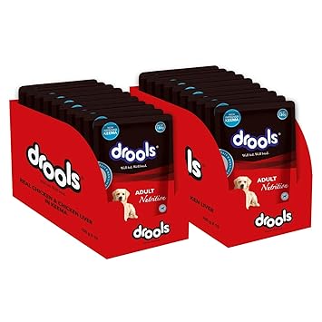 Drools Real Chicken and Chicken Liver Keema for Adult- 150g (Pack of 20)