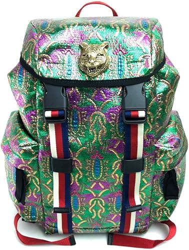 Amazon グッチ Gucci バックパック ブロケード 刺繍 メンズ レディース リュックサック バックパック リュック デイパック Pvcコーティングキャンバス ユニセックス 新品同様 中古 Gucci グッチ タウンリュック ビジネスリュック