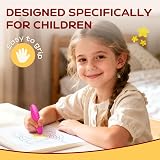 YPLUS Peanut Crayons for Toddlers 24 Color Non Toxic Easy Grip Washable view 4
