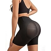 QOU Women's High Waist Shapewear Shorts - Tummy Control & Thigh Slimming, Seamless Shorts for Everyday Wear & Workouts