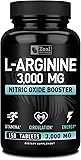 Zeal Naturals L Arginine 3000mg Capsules