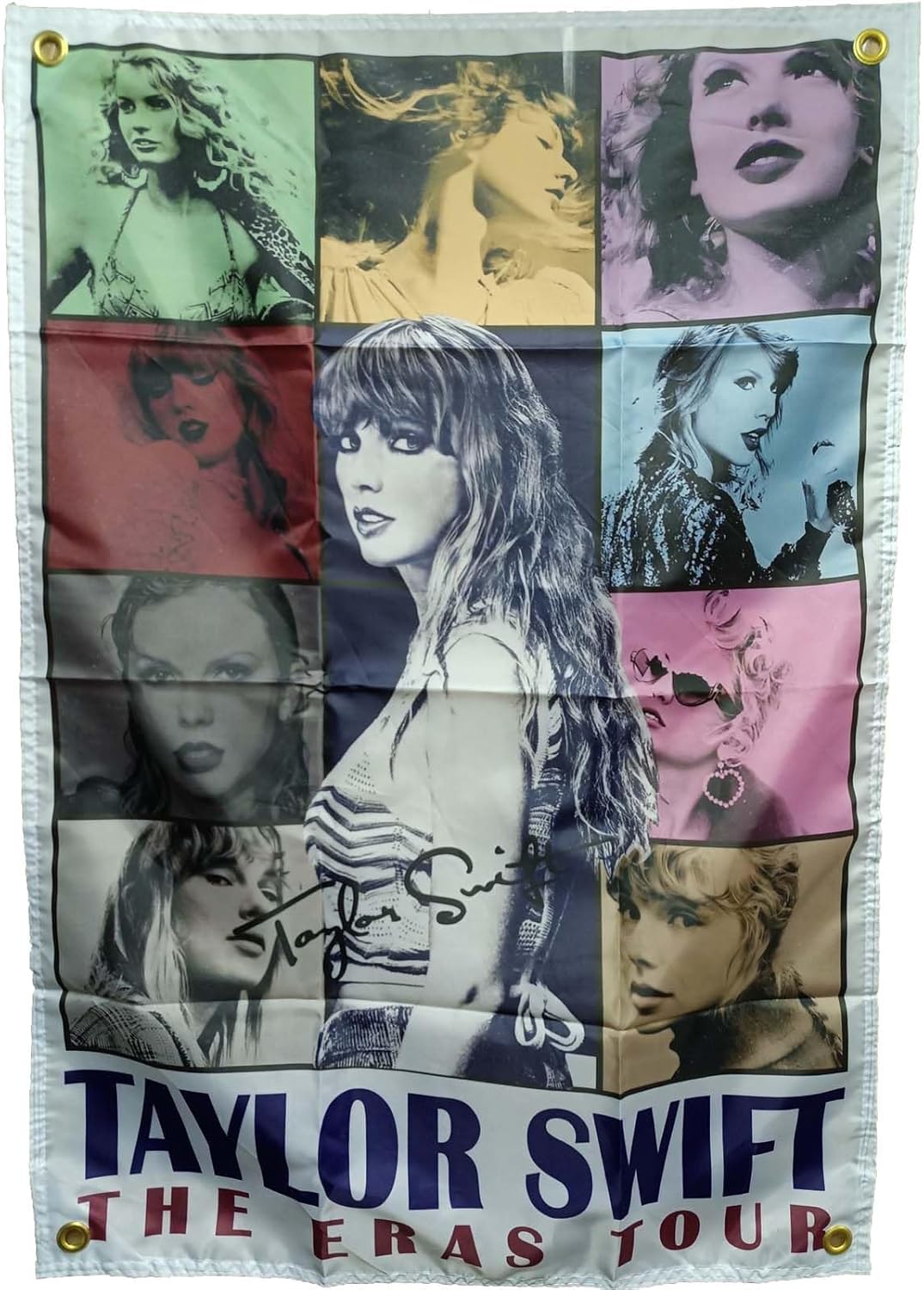 Tapestries - oxpecker Taylor Swift Flag Eras Tour Signature Tapestry for Room College Dorm Bedroom Wall Indoor and Outdoor Funny Party Decor Swiftie Poster Gift Merch Banner 36