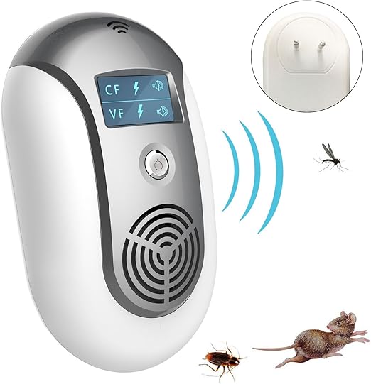 Teepao Repelente de Plagas Ultrasónico Frecuencia Variable Control ...