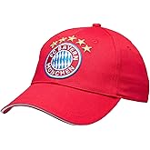 FC Bayern Munich Men's Cap FCBM Seal Print Red One Size