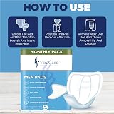 ViraCare Incontinence Pads Men 50 x 26 x 18 cm, 2 Packs of 25 view 4
