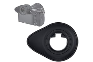 Jjc EN-DK29II Ergonomic Large Eyecup for Nikon Z6 Z7, 360° Rotatable, Soft TPU Rubber, Nikon Z6 Z7 Eyecup Eye Piece, Replacem