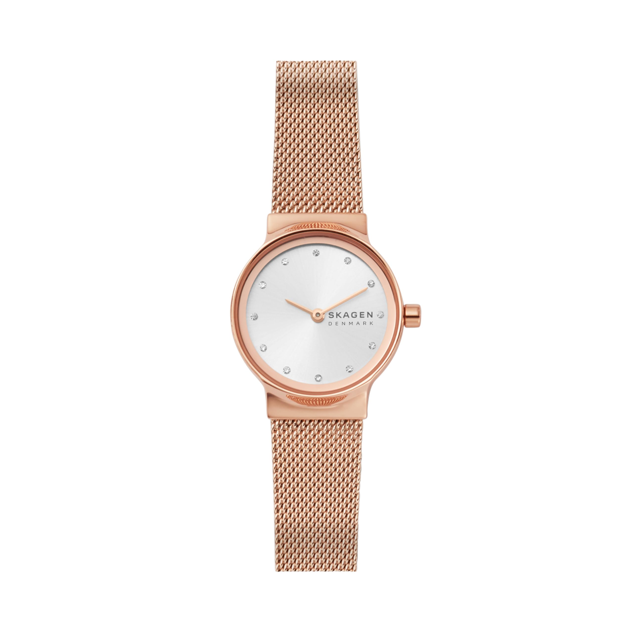 Skagen Watch for Women Freja Lille, Two Hand Movement, 26 mm Rose Gold Stainless Steel Case with a Stainless Steel Mesh Strap, SKW2665 — image 1