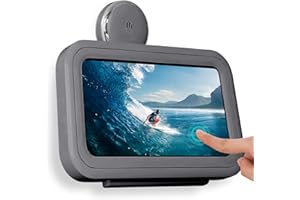 Dayinkes Shower Phone Holder Waterproof, 480° Rotating Adjustable Suction Cup Shower Phone Holder, Fog-Proof Wall Phone Stand