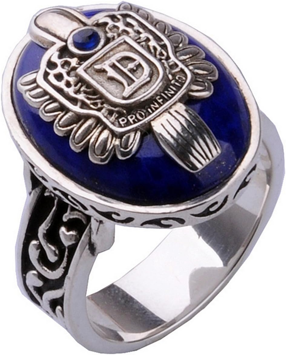 Vampire Diaries stylish lapis lazuli daylight ring by Stefan Salvatore and Damon Salvatore