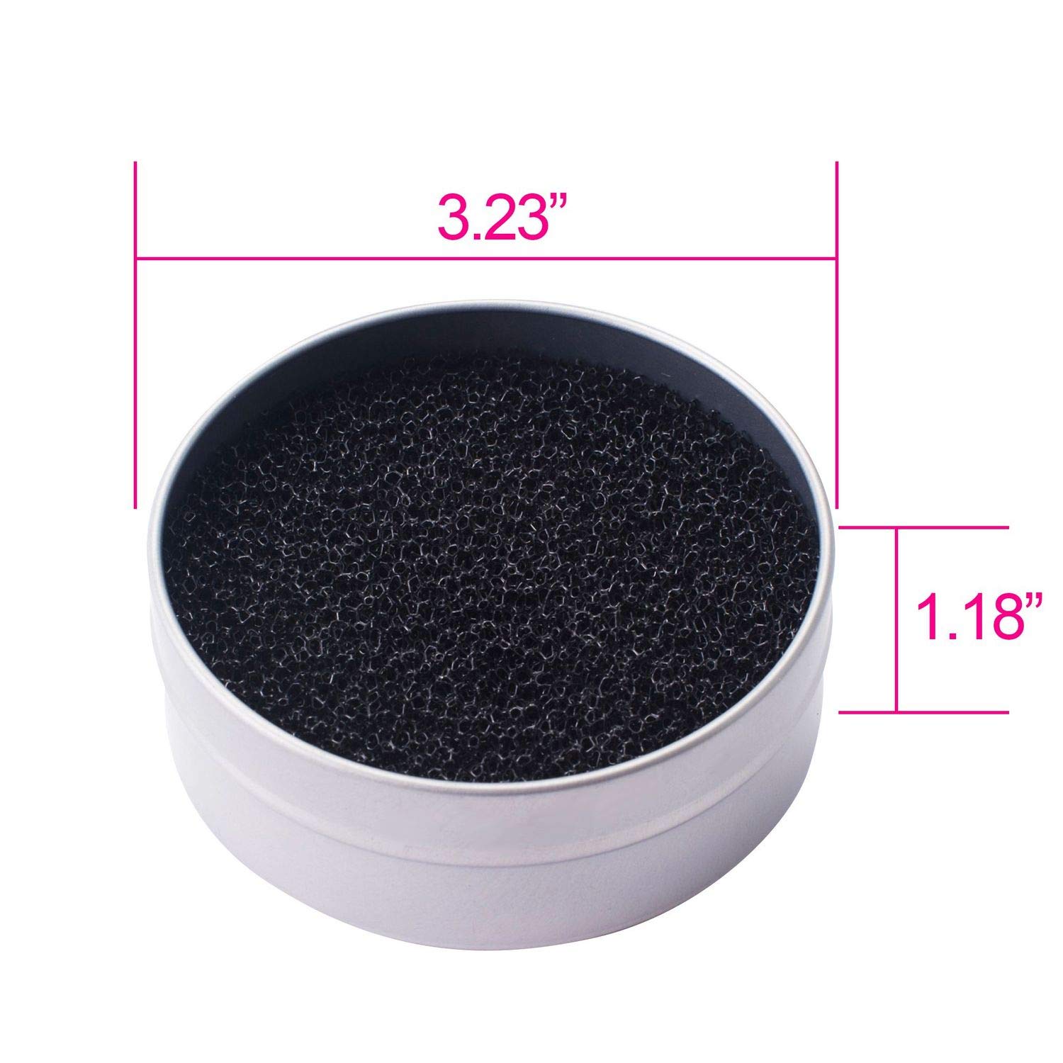 Zodaca Brush Color Removal Sponge, Clean Makeup Brushes Easily/Swiftly Switch To Next Color/Remove Shadow Color from Makeup Brushes (inlcudes 1pcs of replacement sponge): Beauty