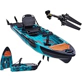 Albott Modular Fishing Kayak with Drive System &amp; Durable HDPE, Customizable | Lightweight Sit-on-Top Kayak for Adult &amp; Youth, Perfect for Leisure &amp; Commercial Use, 420lbs Capacity