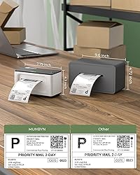 MUNBYN Shipping Label Printer RealWriter 941, 4x6