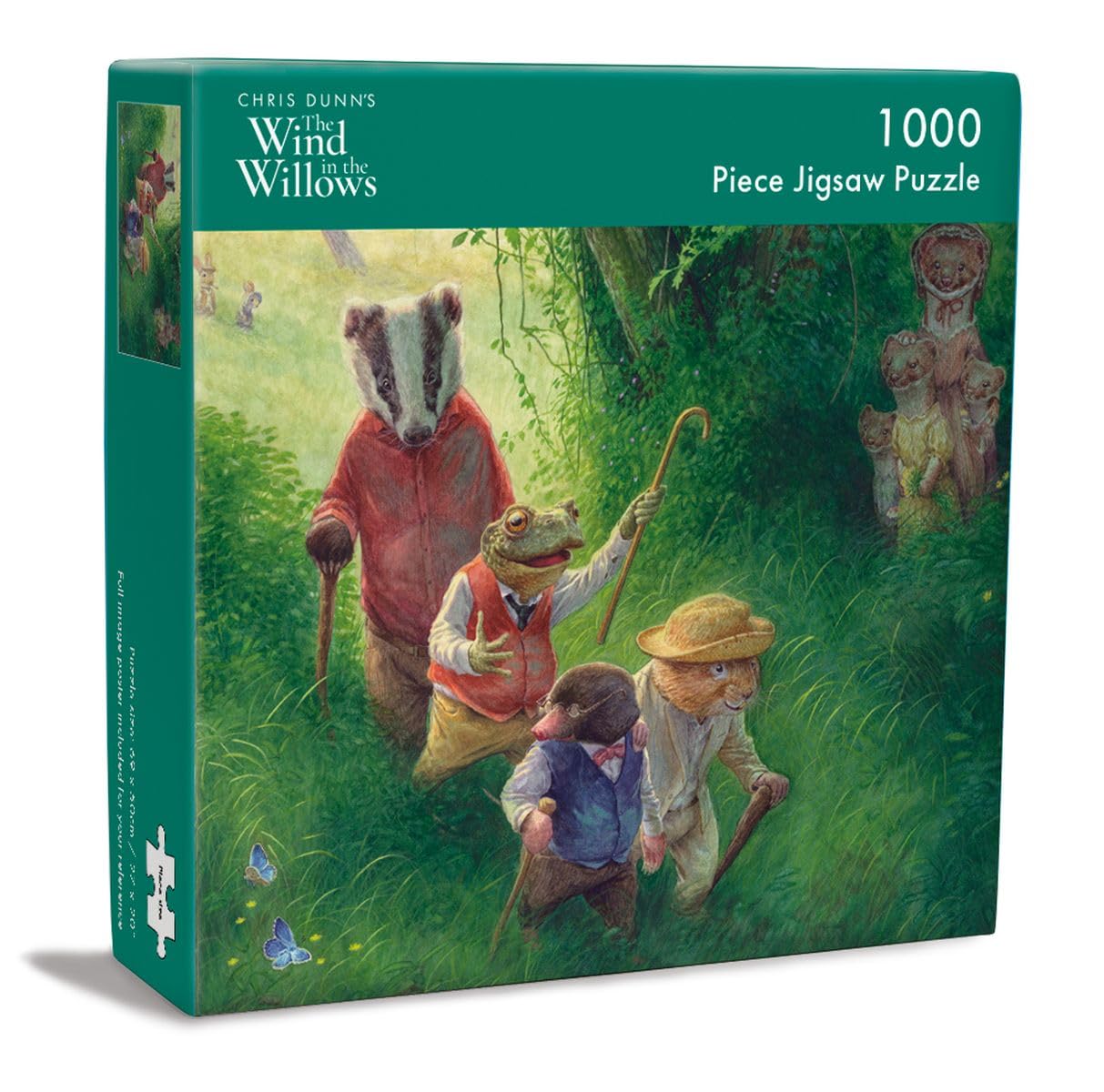 Museums & Galleries Wind in the Willows Jigsaw Puzzle - 1000 Piece Puzzles for Adults - Beautiful Illustrated Storybook Scene - Gift for Nature & Book Lovers
