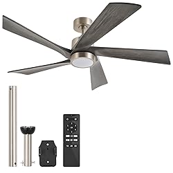 VONLUCE Ceiling Fans with Lights, 52" Ceiling Fan