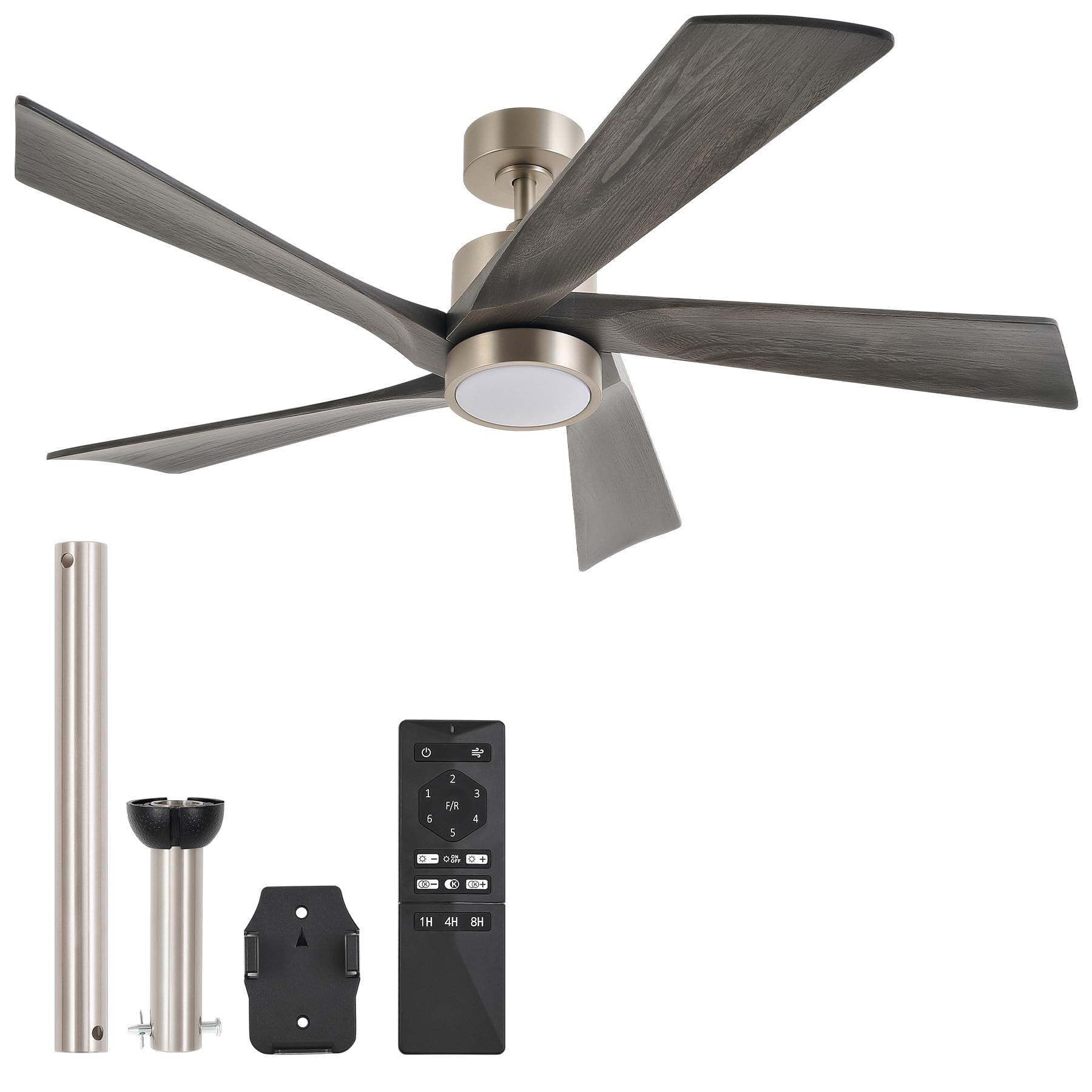 VONLUCE Ceiling Fans with Lights, 52" Ceiling Fan