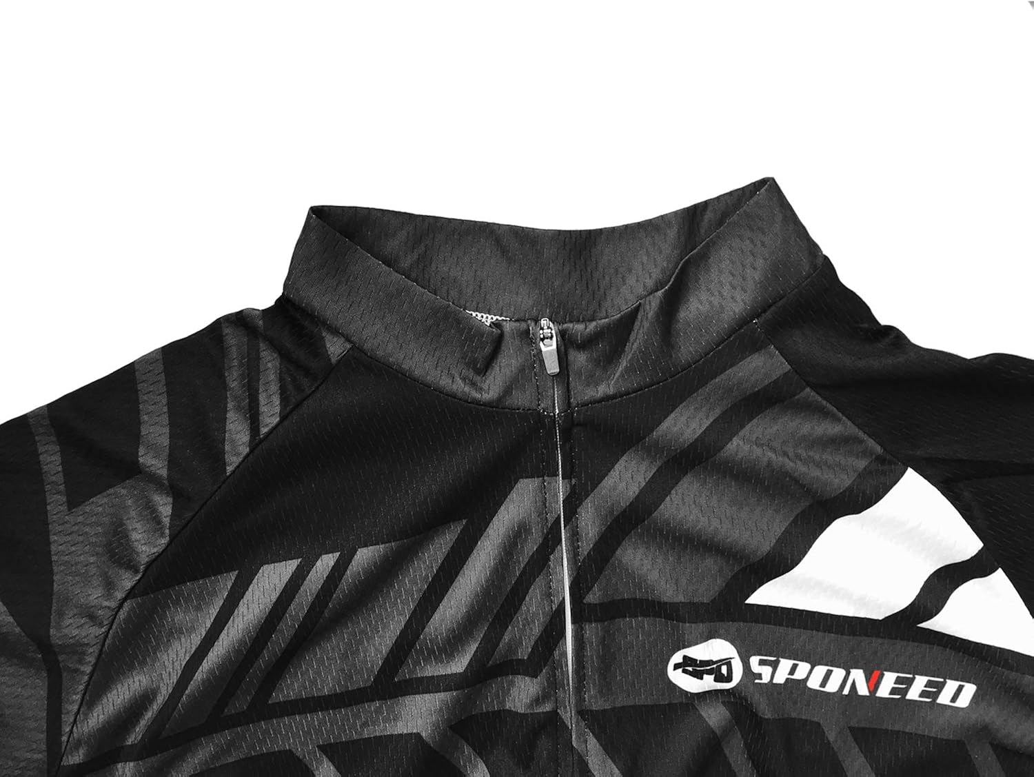 sponeed Men's Cycling Jerseys Tops Biking Shirts Short Sleeve Bike Clothing Full Zipper Bicycle Jacket with Pockets : Clothing