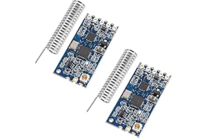 HC-12 433Mhz SI4438 Wireless Serial Port Module 1000M Replace Bluetooth with Antenna 2pcs