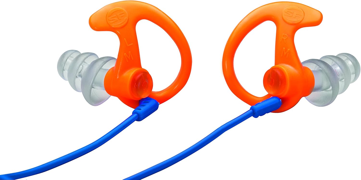 SureFire EP5 Sonic Defenders Max Full-Block Earplugs, triple flanged design, reusable : Sports & Outdoors